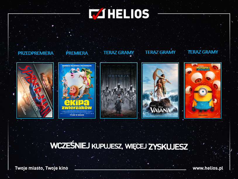 Helios Repertuar plakat helios premiery