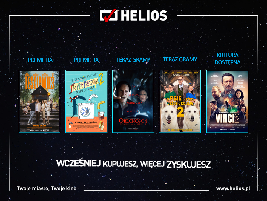 Plakat helios premiery