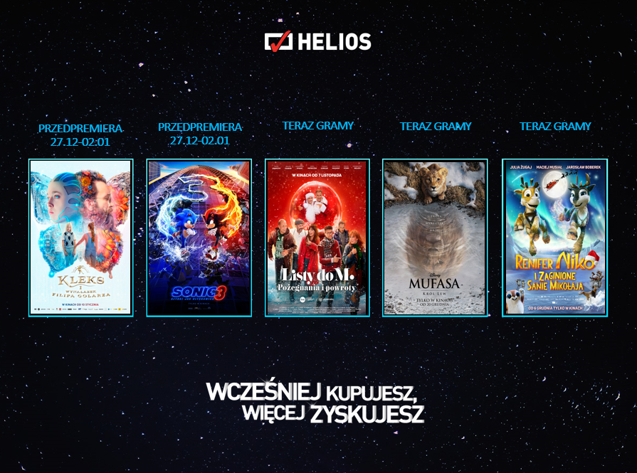 Plakat helios premiery