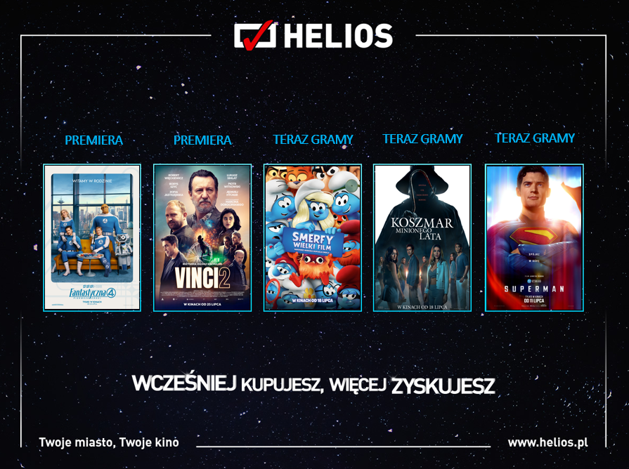 Helios Premiery Plakat helios premiery