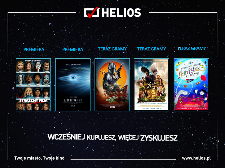 Plakat Helios Premiery