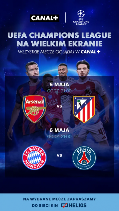 plakat liga mistrzów Helios