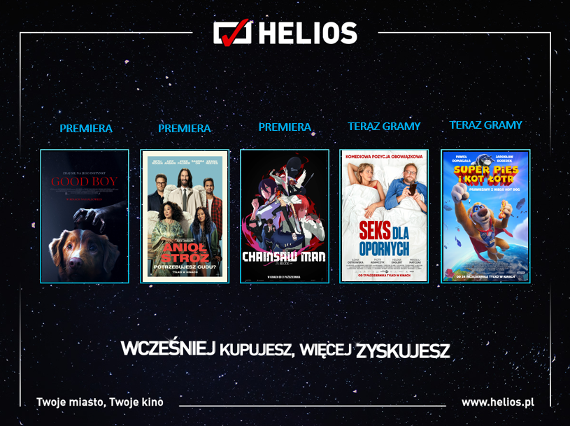 Plakat helios premiery