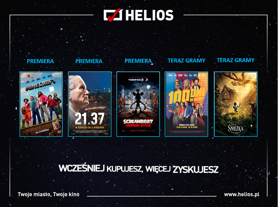 Plakat helios premiery