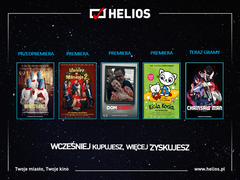 Plakat helios premiery