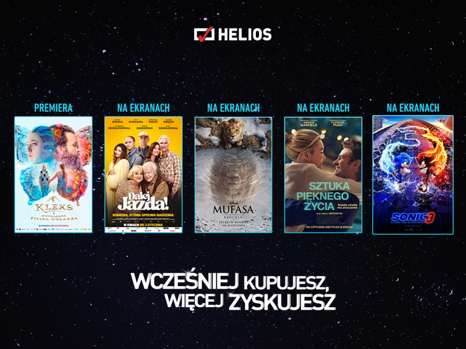 Helios Premiery Plakat helios premiery