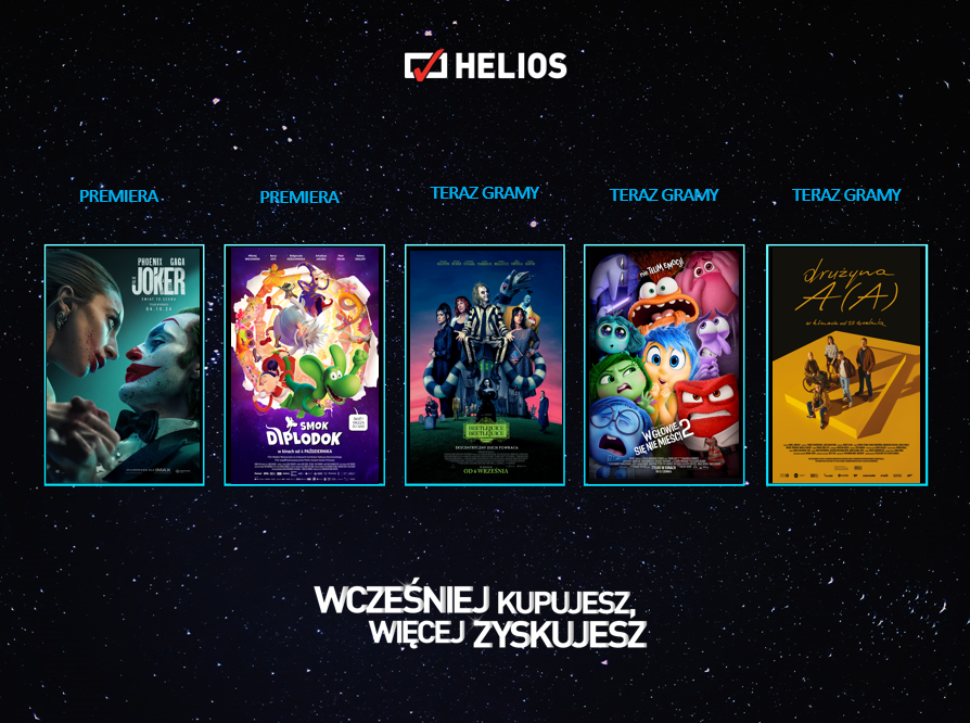 Plakat helios premiery