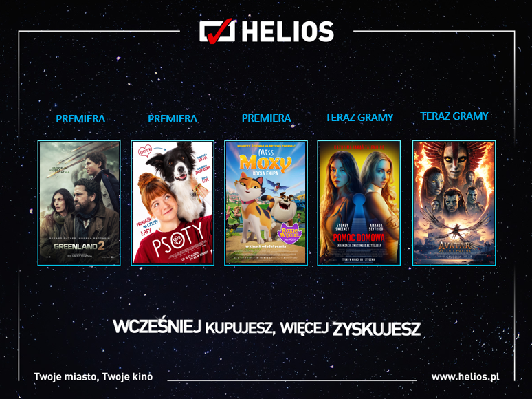 Plakat helios premiery