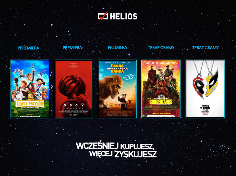 Helios Plakat helios premiery