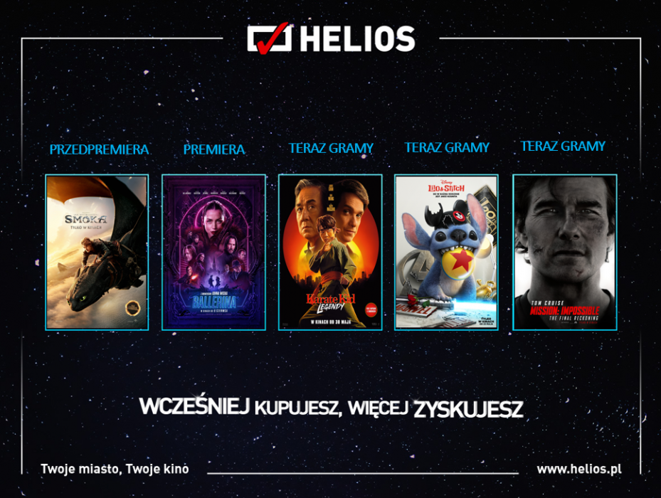 Plakat helios premiery