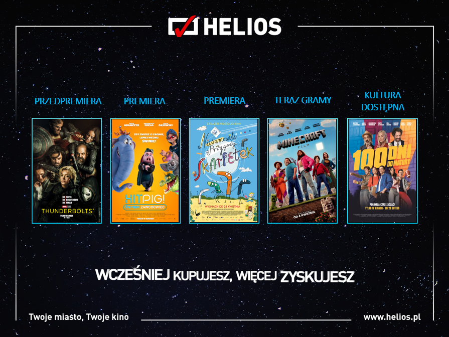 Helios Premiery Plakat helios premiery
