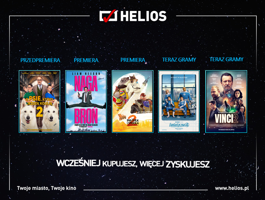 Plakat helios premiery