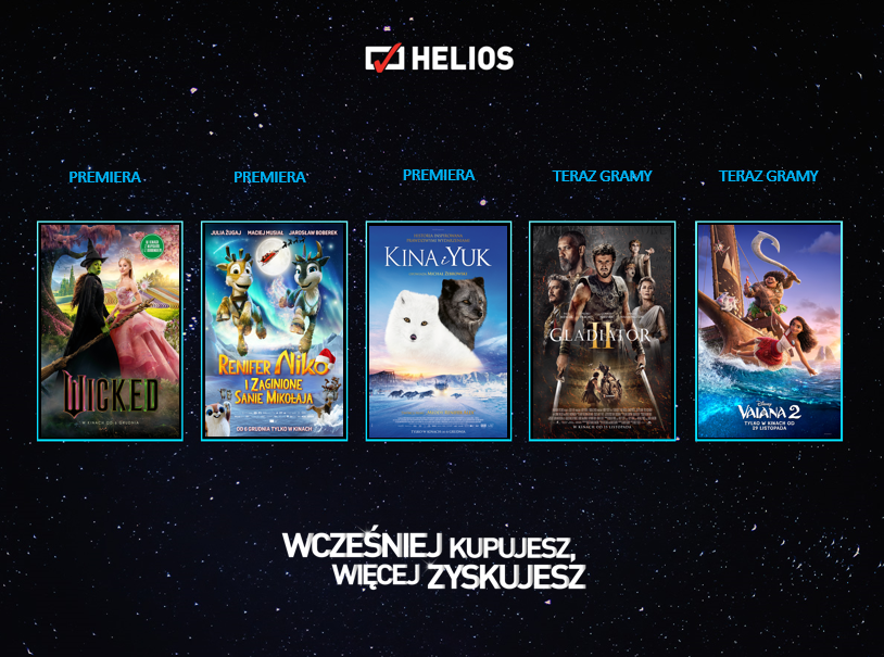 Plakat helios premiery