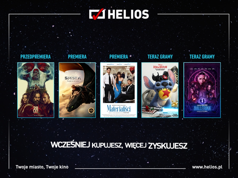 Plakat helios premiery