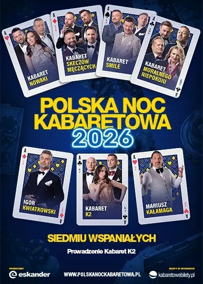Polska Noc Kabaretowa 2026 Polska Noc Kabaretowa 2026 - Plakat