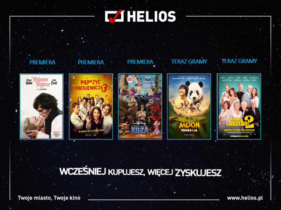 Premiery Helios Plakat helios premiery