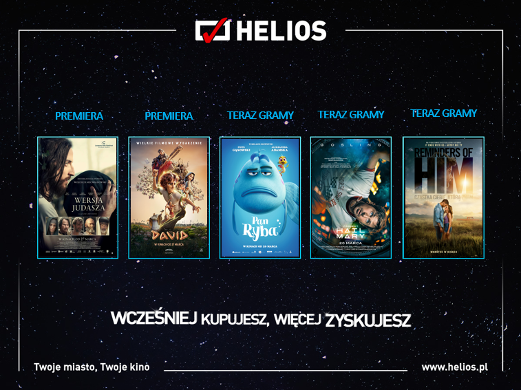 Helios premiery plakat helios premiery