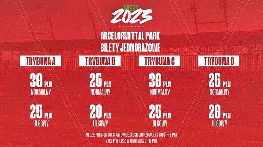 Bilety Jednorazowe ArcelorMittal Park Plakat