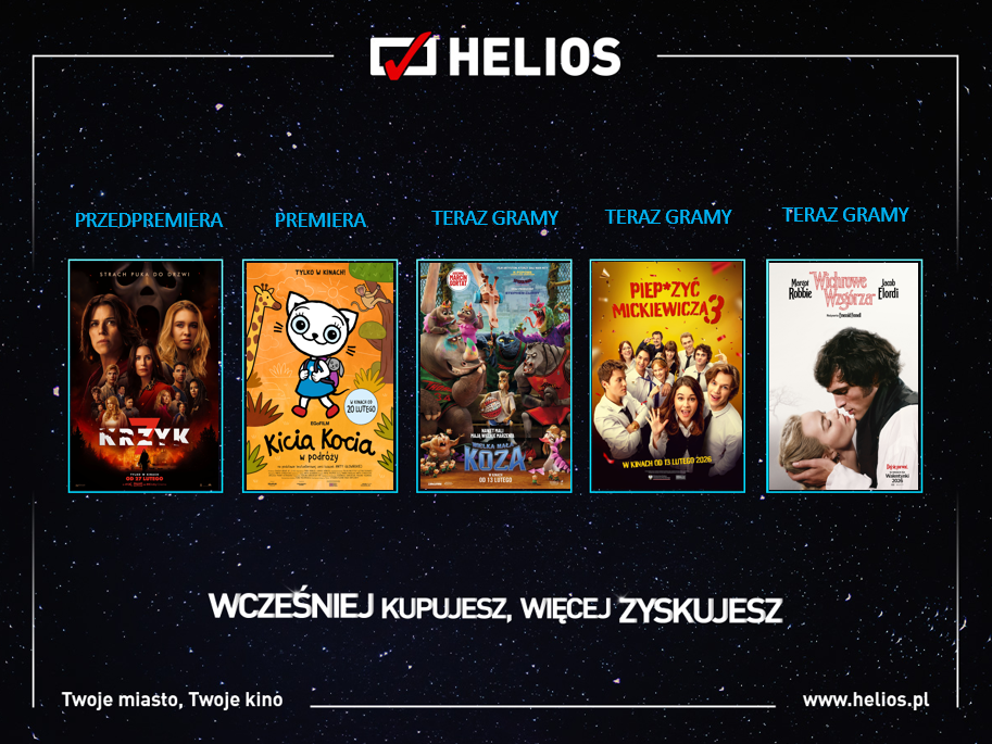 Premiery Helios Plakat helios premiery