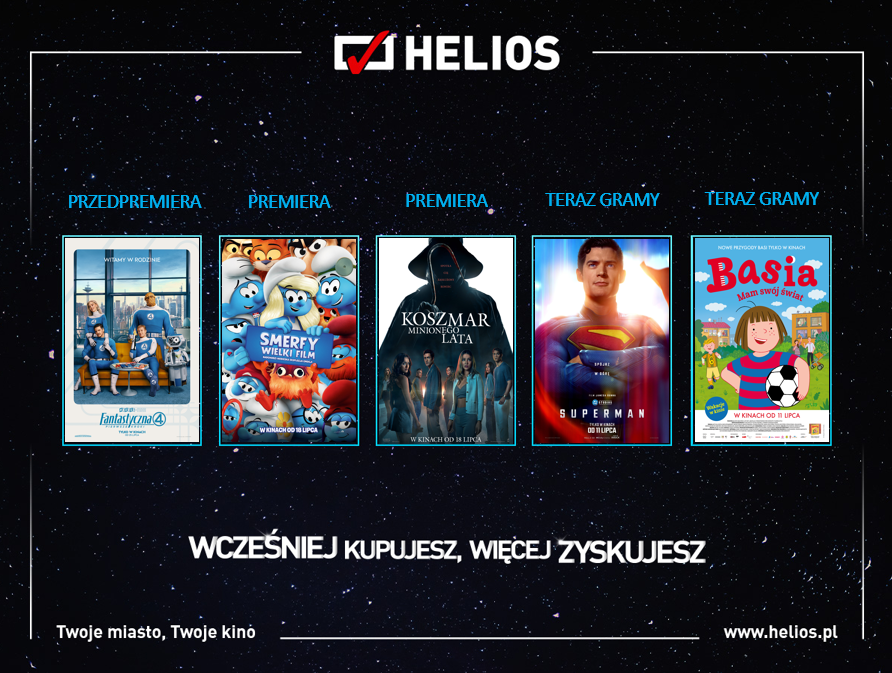 Helios Premiery Plakat helios premiery