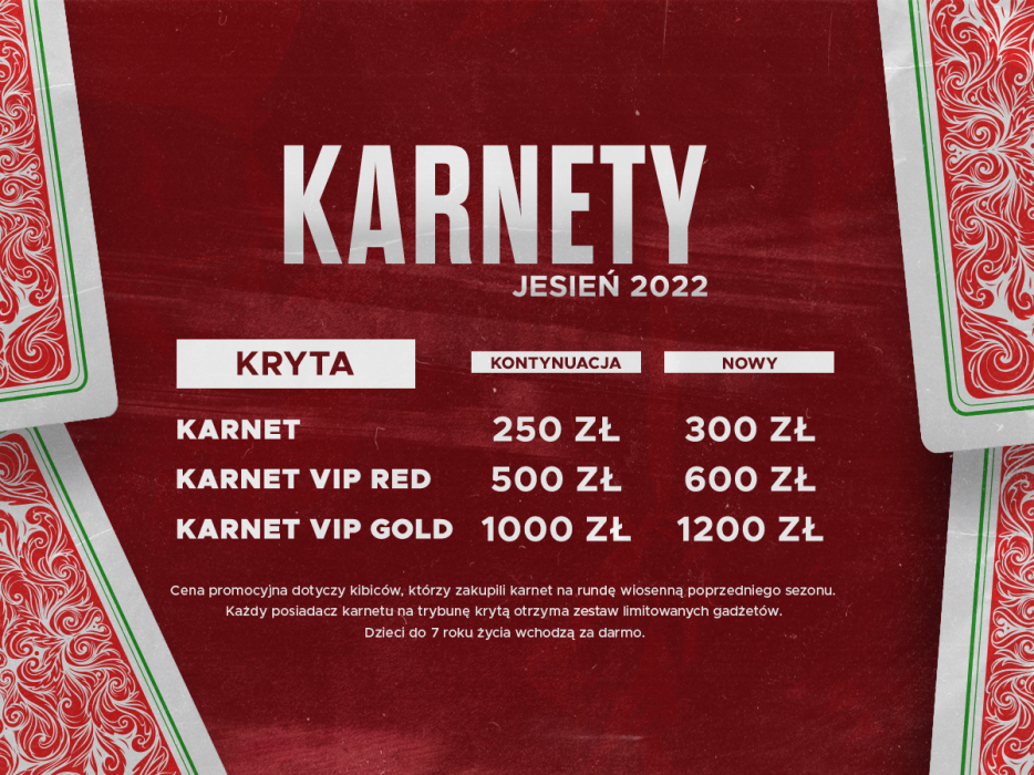 Zagłębie Sosnowiec Karnet Kryta