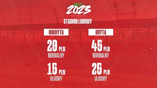 Bilety stadion Ludowy Bilety
