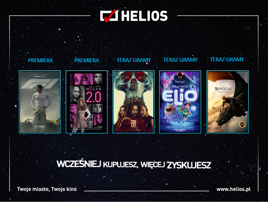 Helios Premiery Plakat helios premiery