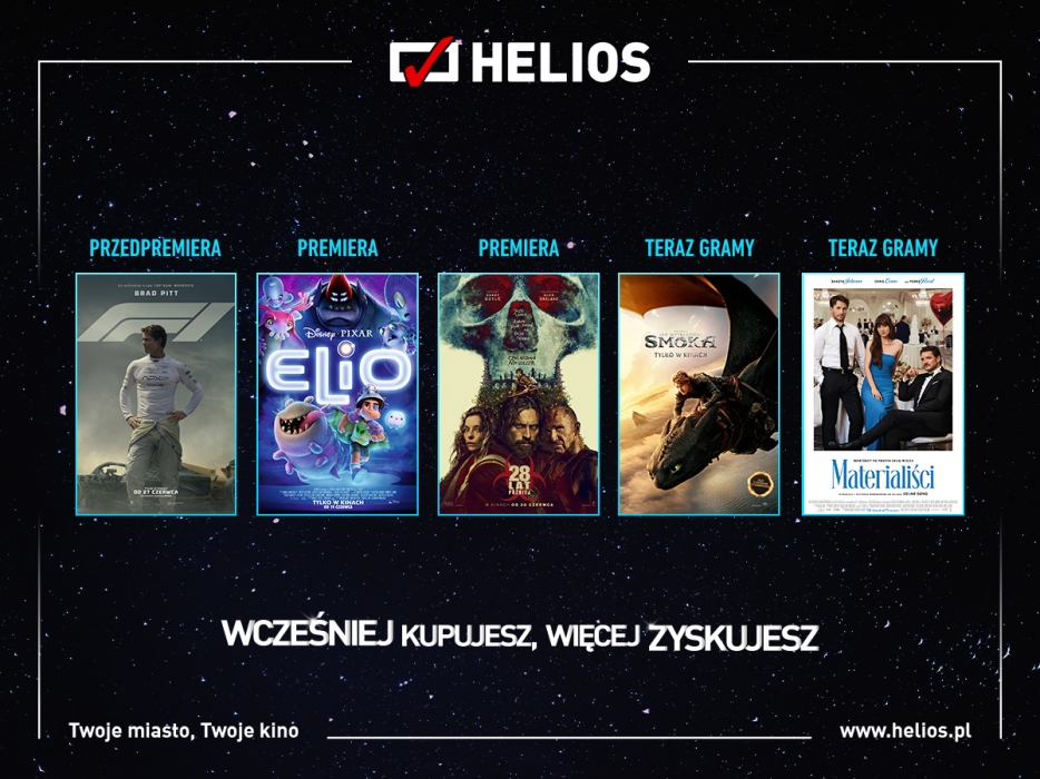 Helios Premiery Plakat helios premiery