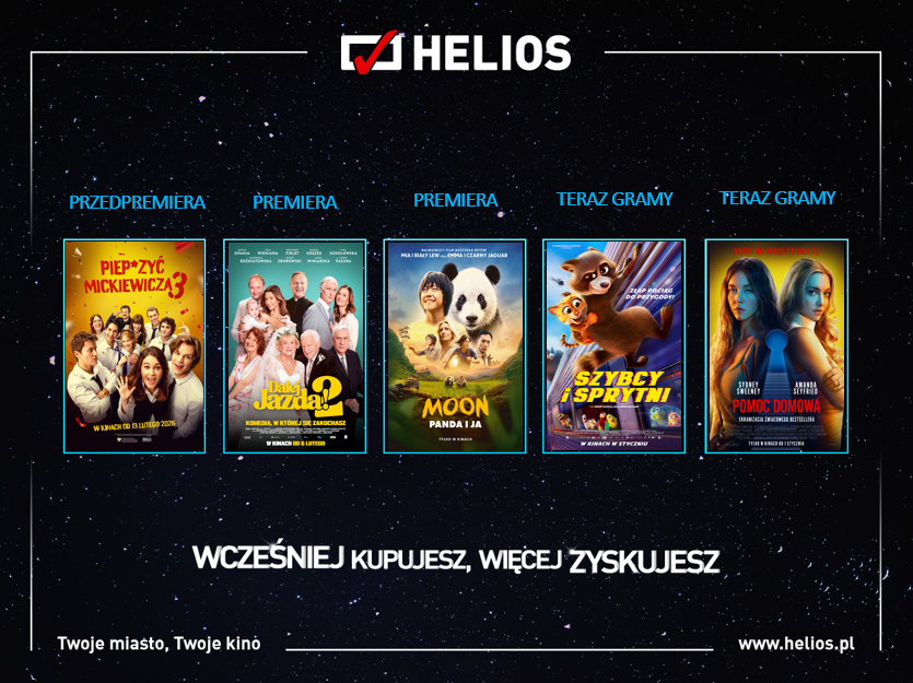 Helios |Premiery plakat Plakat helios premiery