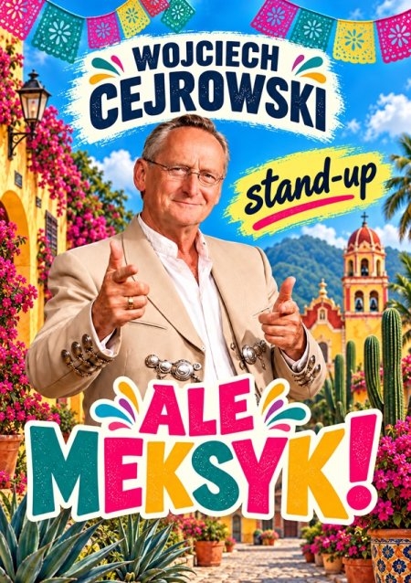 Wojciech Cejrowski Ale Meksyk plakat